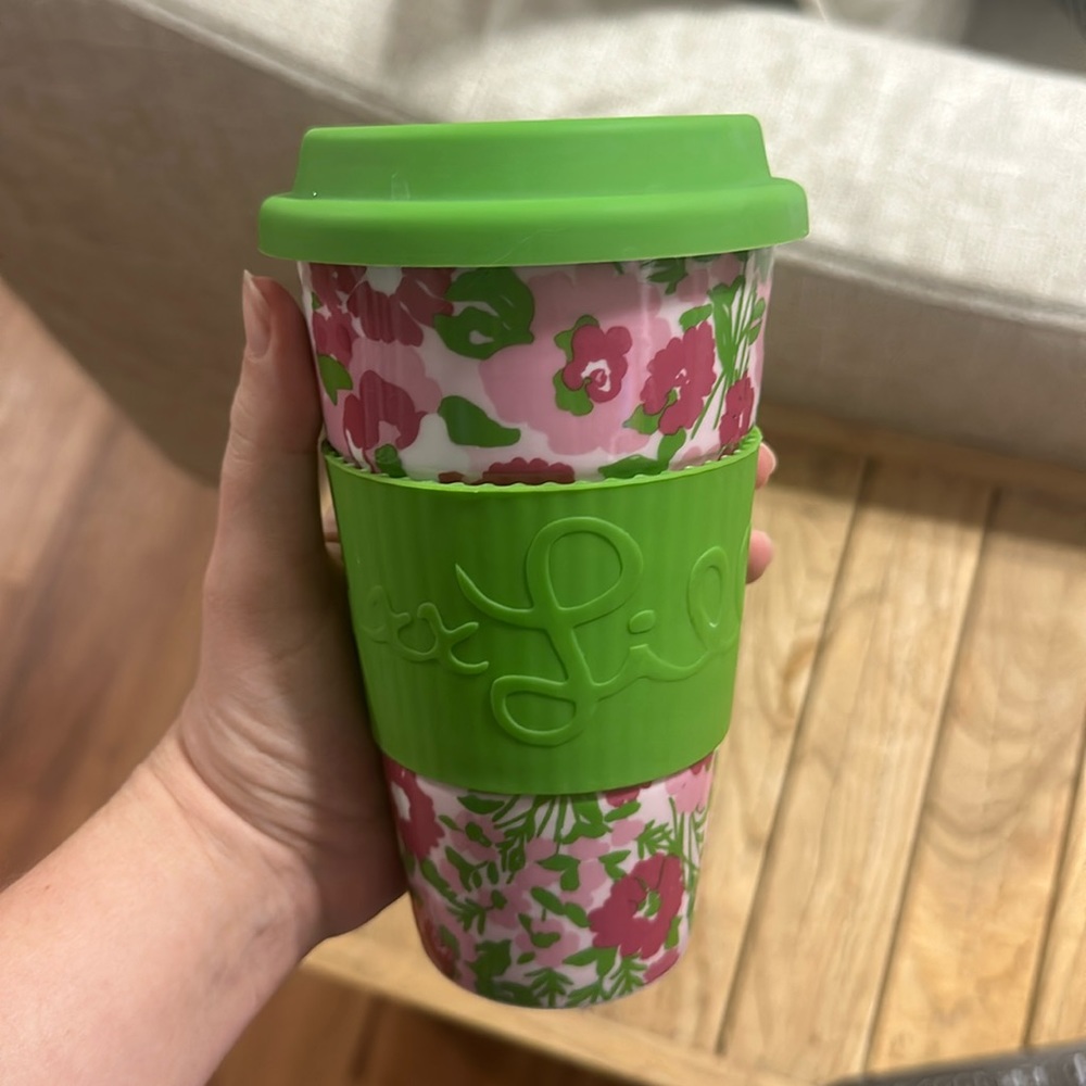 Lilly Pulitzer coffee cup